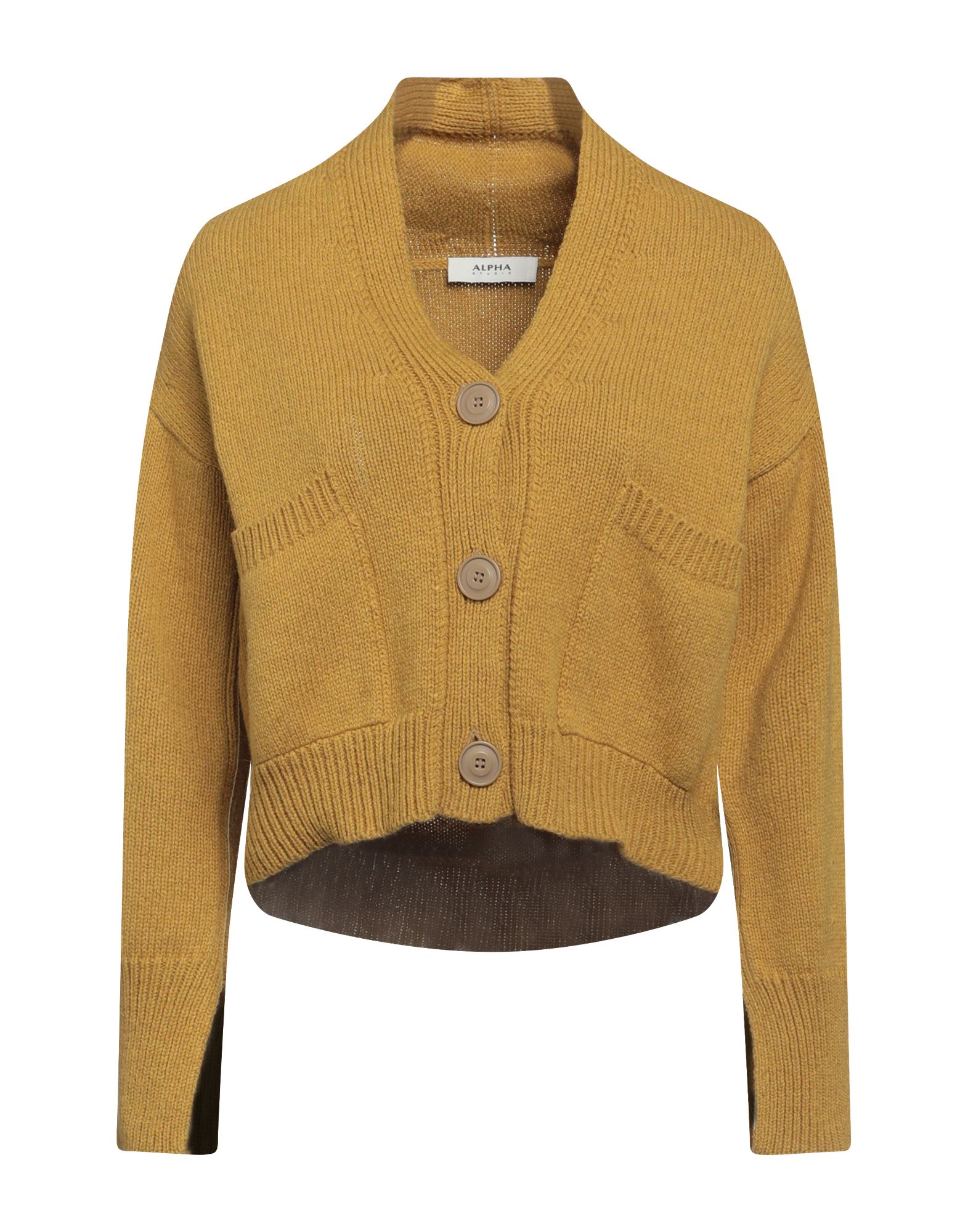 ALPHA STUDIO Strickjacke Damen Senf von ALPHA STUDIO