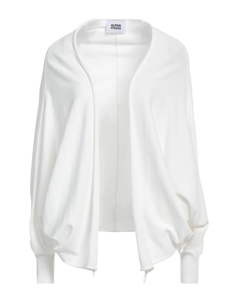 ALPHA STUDIO Strickjacke Damen Weiß von ALPHA STUDIO