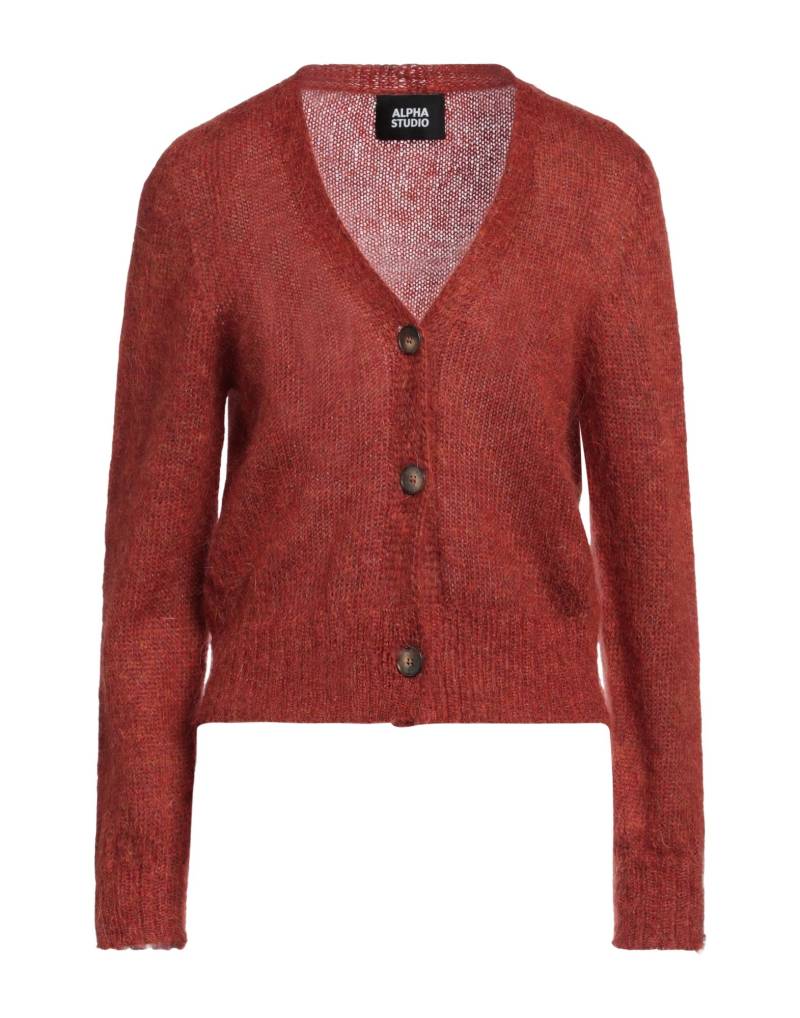 ALPHA STUDIO Strickjacke Damen Ziegelrot von ALPHA STUDIO
