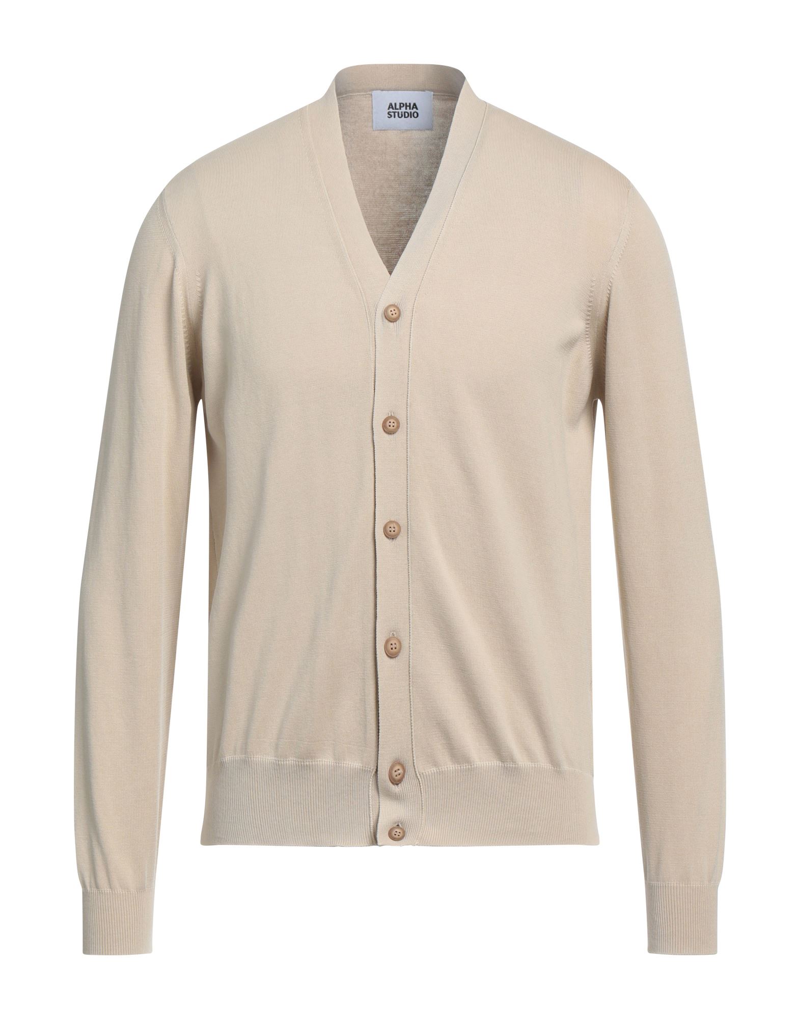 ALPHA STUDIO Strickjacke Herren Beige von ALPHA STUDIO