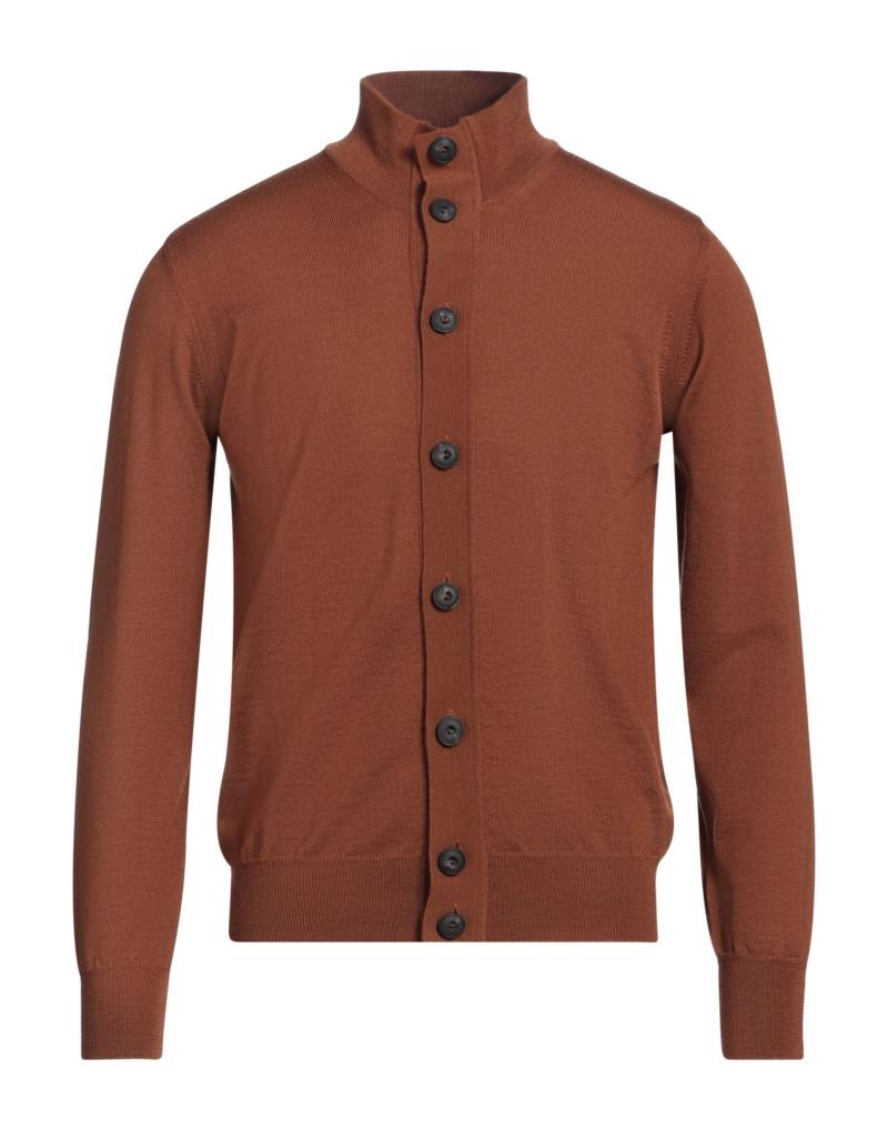 ALPHA STUDIO Strickjacke Herren Braun von ALPHA STUDIO
