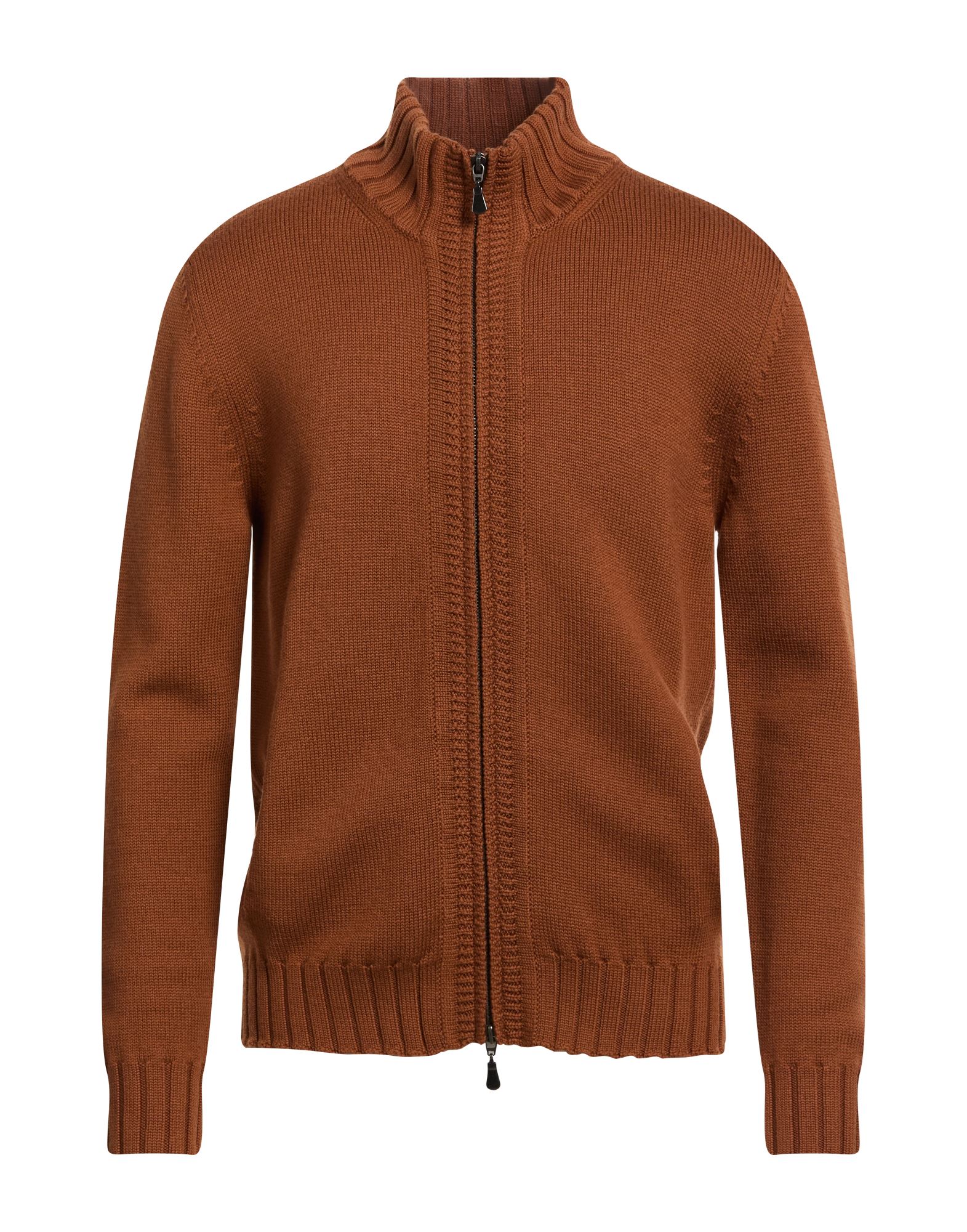 ALPHA STUDIO Strickjacke Herren Braun von ALPHA STUDIO