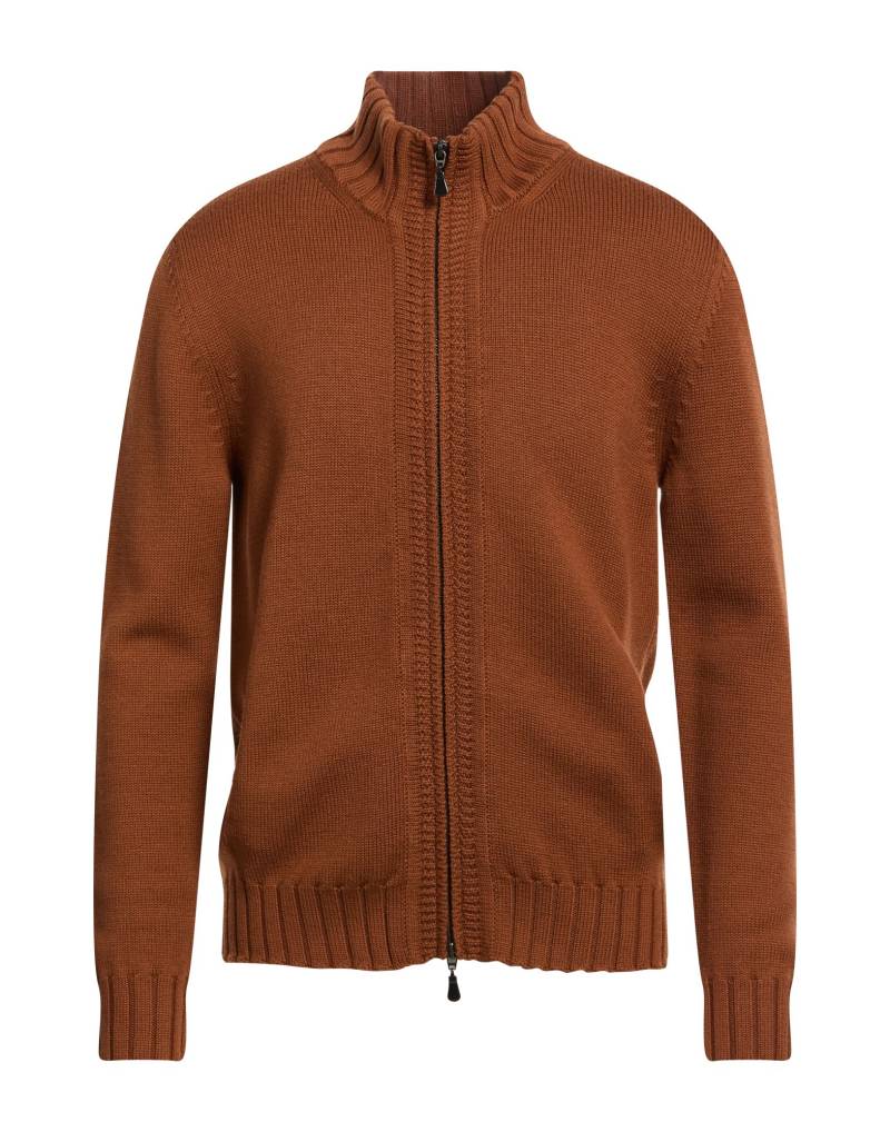 ALPHA STUDIO Strickjacke Herren Braun von ALPHA STUDIO