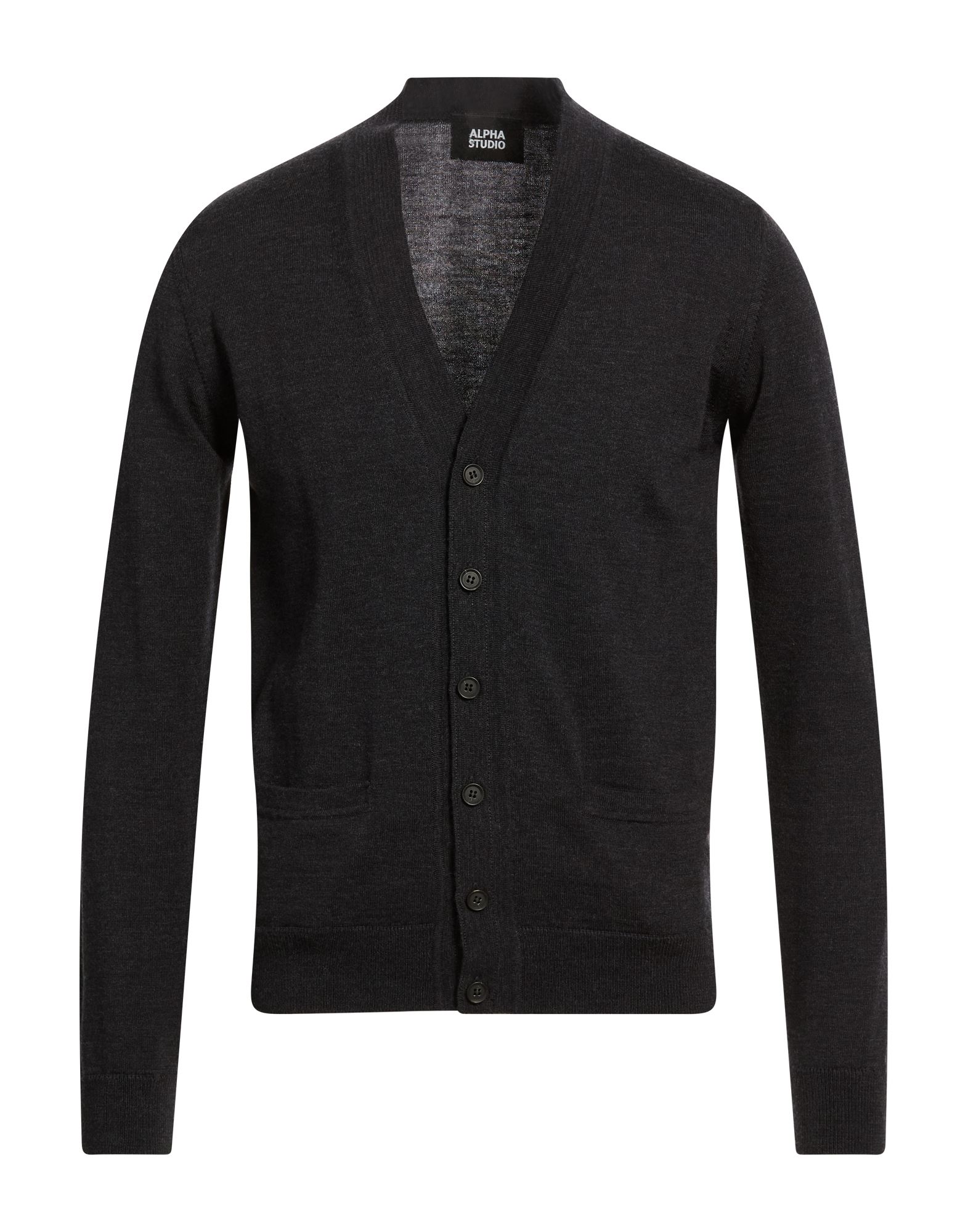 ALPHA STUDIO Strickjacke Herren Braungrau von ALPHA STUDIO