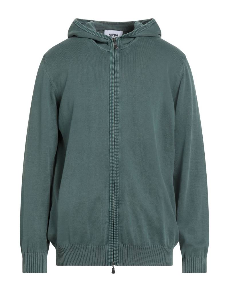 ALPHA STUDIO Strickjacke Herren Dunkelgrün von ALPHA STUDIO