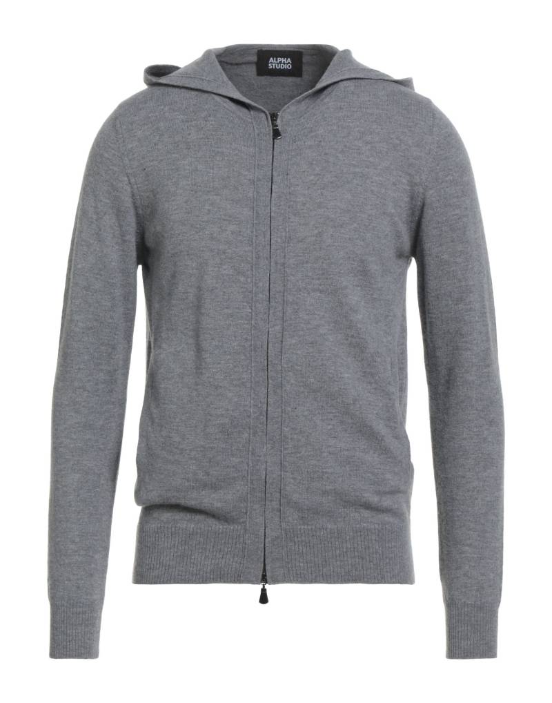 ALPHA STUDIO Strickjacke Herren Grau von ALPHA STUDIO