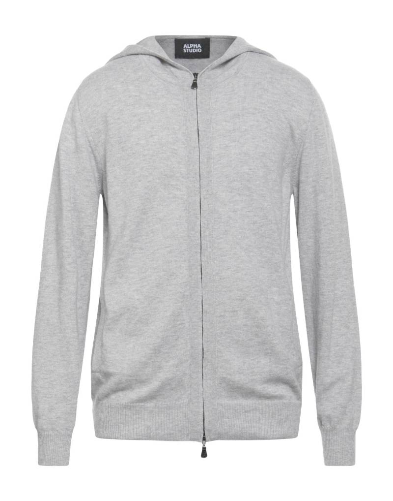 ALPHA STUDIO Strickjacke Herren Hellgrau von ALPHA STUDIO