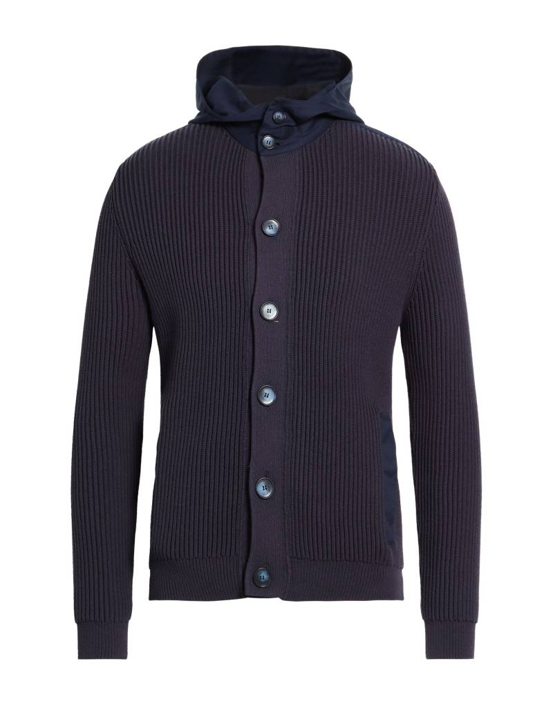 ALPHA STUDIO Strickjacke Herren Marineblau von ALPHA STUDIO