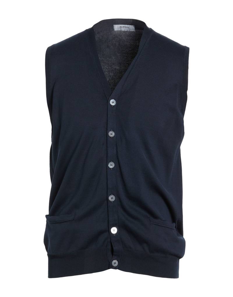 ALPHA STUDIO Strickjacke Herren Nachtblau von ALPHA STUDIO