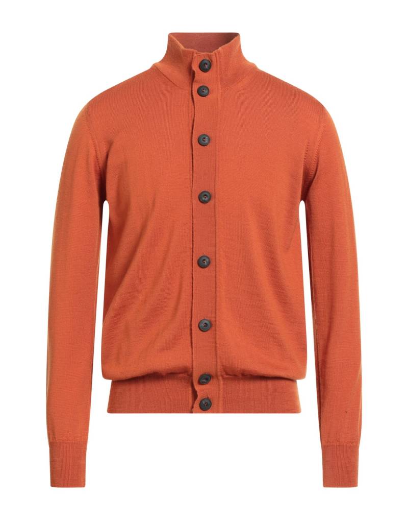 ALPHA STUDIO Strickjacke Herren Rostrot von ALPHA STUDIO