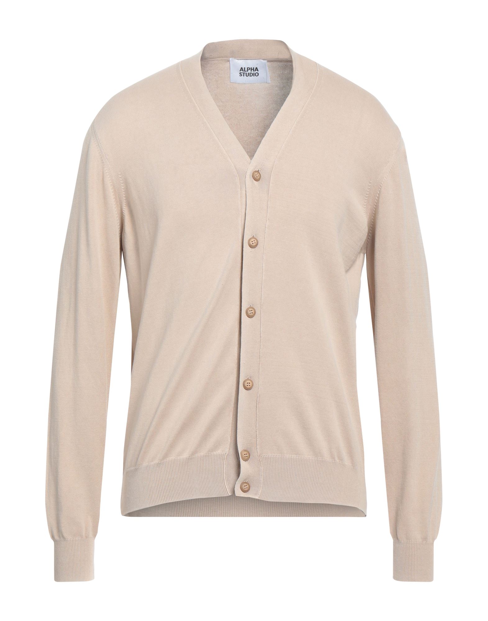 ALPHA STUDIO Strickjacke Herren Sand von ALPHA STUDIO