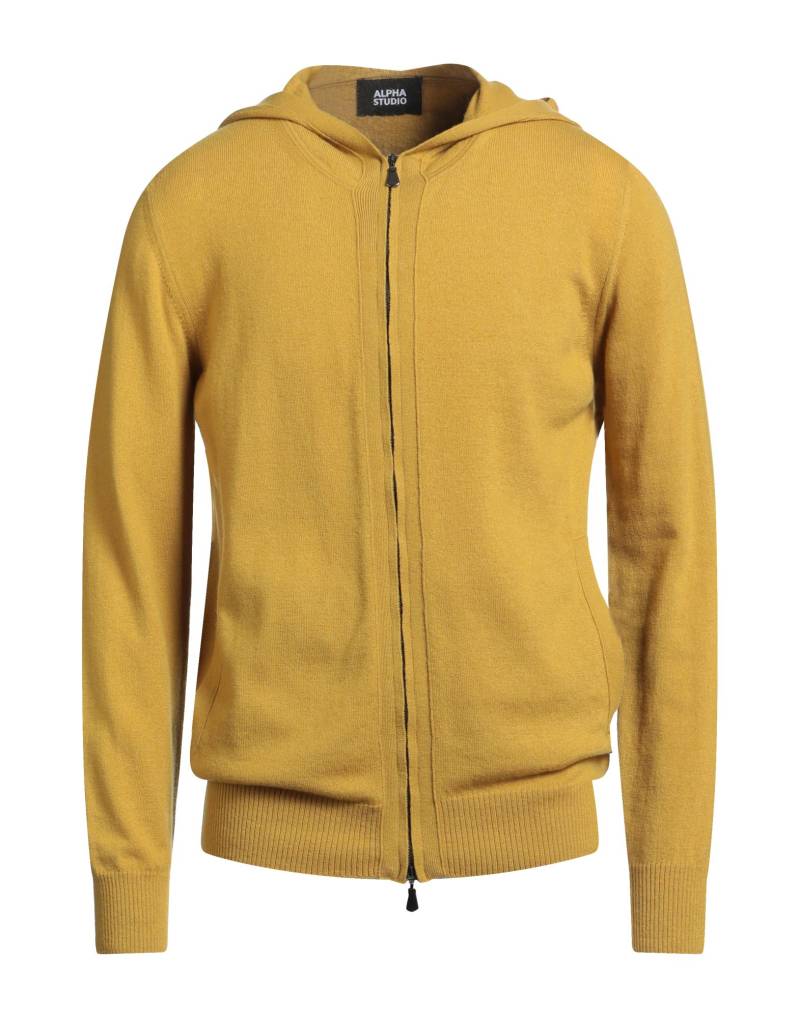 ALPHA STUDIO Strickjacke Herren Senf von ALPHA STUDIO
