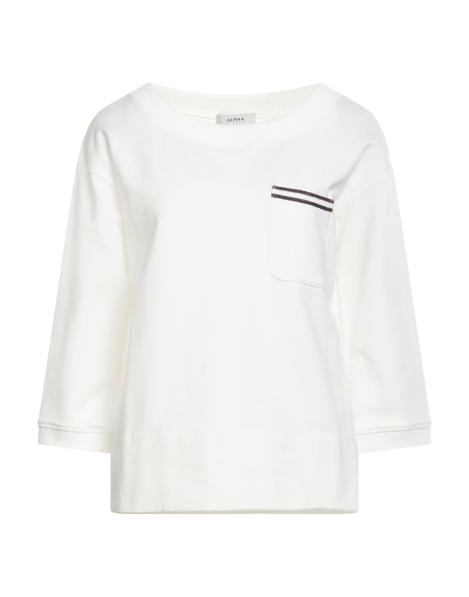ALPHA STUDIO Sweatshirt Damen Weiß ALPHA STUDIO Sweatshirt Damen Weiß von ALPHA STUDIO