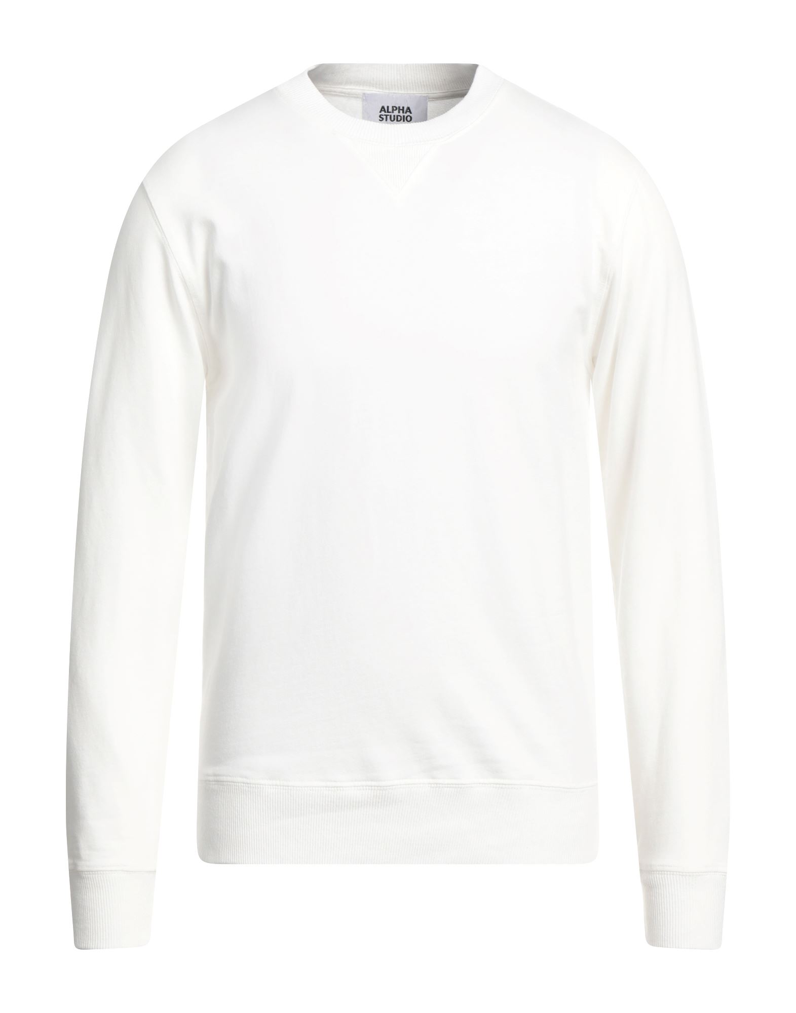 ALPHA STUDIO Sweatshirt Herren Weiß von ALPHA STUDIO