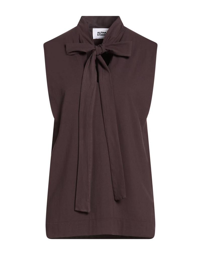 ALPHA STUDIO T-shirts Damen Dunkelbraun von ALPHA STUDIO