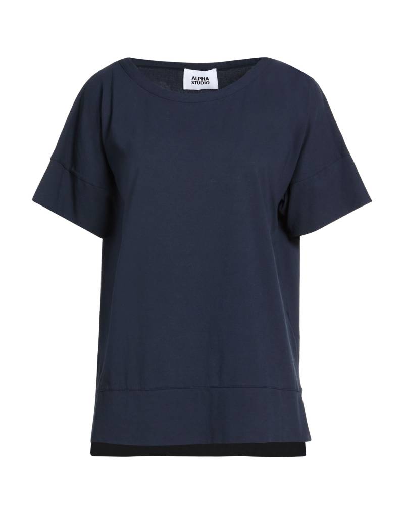 ALPHA STUDIO T-shirts Damen Marineblau von ALPHA STUDIO