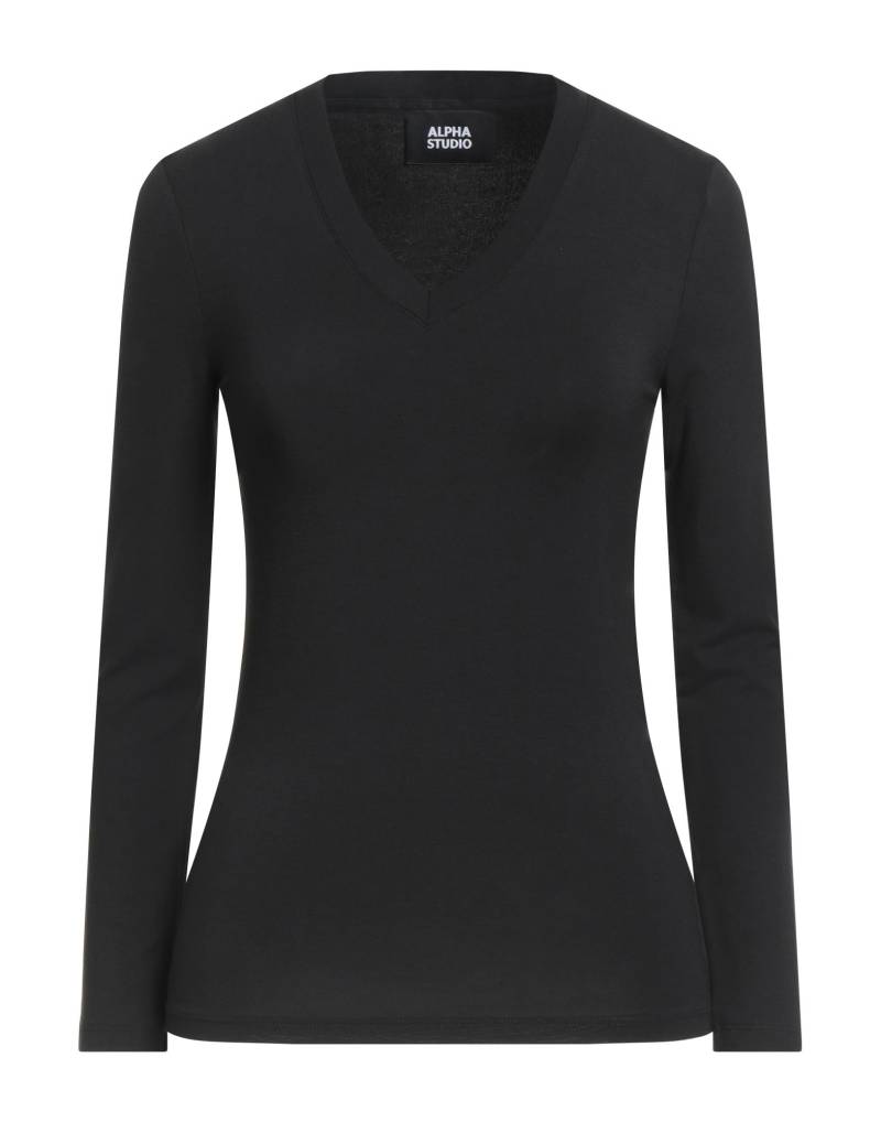 ALPHA STUDIO T-shirts Damen Schwarz von ALPHA STUDIO