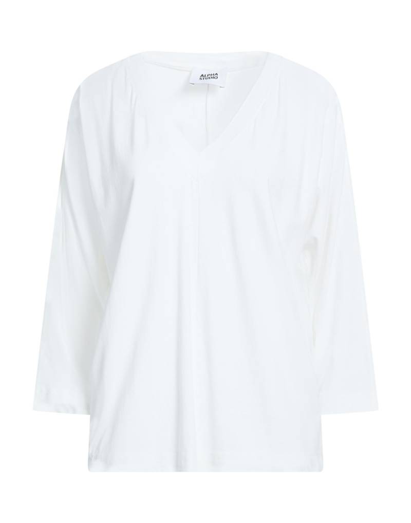 ALPHA STUDIO T-shirts Damen Weiß von ALPHA STUDIO