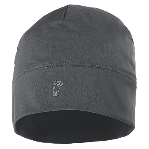 ALPIDEX Running Mütze Sportmütze Laufmütze Damen Herren Funktionsmütze One Size Thermo Kopfbedeckung Radfahren Winddicht Atmungsaktiv Skull Cap Fahrrad Unterziehmütze Unisex, Farbe:Grey von ALPIDEX