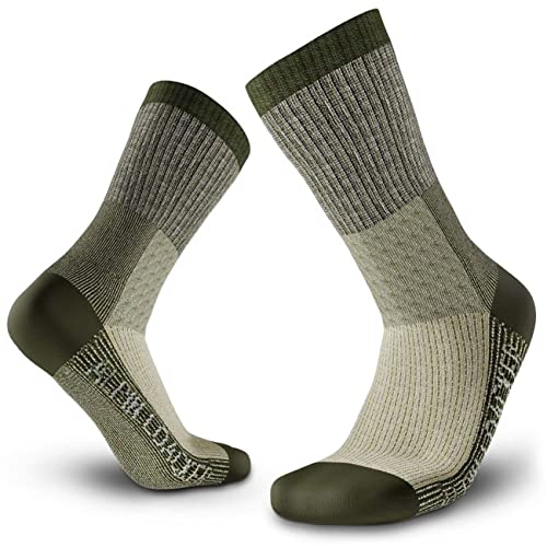 ALPIN LOACKER Merino Wollsocken Herren und Damen aus 72% Merinowolle I Thermosocken für Outdoor, Sport und Ski I Merino Wandersocken I Wintersocken Damen und Herren, Grün S von ALPIN LOACKER