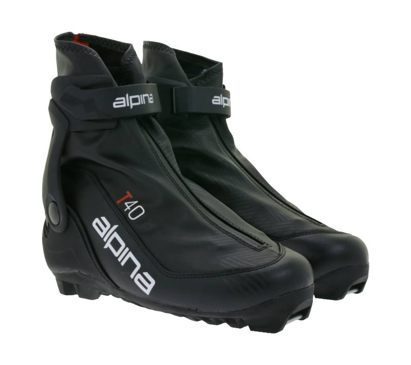 ALPINA T40 Herren & Damen Ski-Langlauf-Schuhe mit Thinsulate-Isolierung Winter-Schuhe Wintersport 53541K Schwarz von ALPINA
