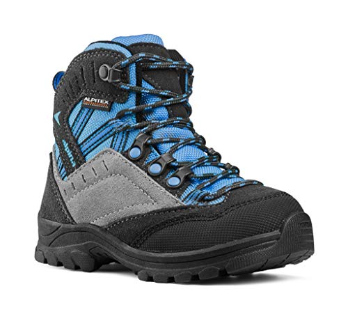 Alpina Unisex-Kinder Trekking- & Wanderstiefel, blau/grau (25) von Alpina