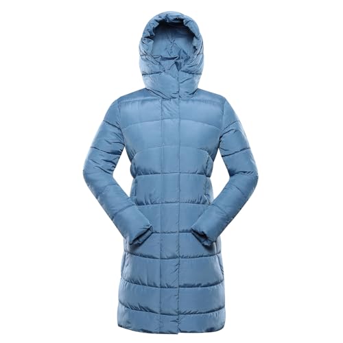 ALPINE PRO EDORA Damen Winterjacke, Wintermantel mit Kapuze, Langer Wintermantel für Frauen, Robust Wärmender Mantel, Wärmende Füllung, Wasserabweisender und Winddichter Mantel, Teflon-Behandlung von ALPINE PRO SPORTSWEAR & EQUIPMENT