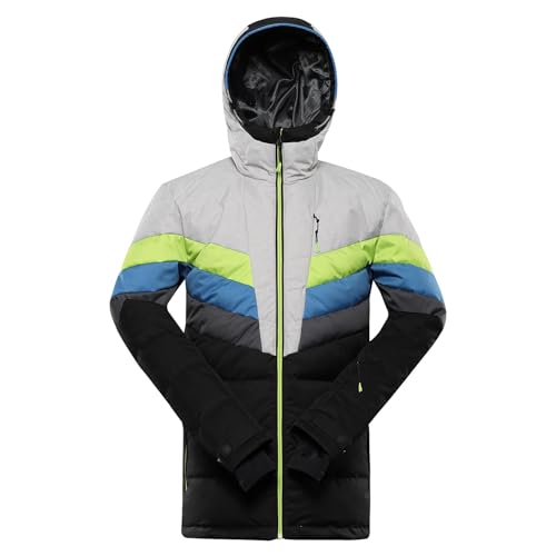 ALPINE PRO FEEDR Herren Warme Skijacke, Robuste und Leichte Winterjacke, Daunenjacke, Snowboard Jacke, Frostsichere Jacke, PUFFY Stil, Wasserdichte und Atmungsaktive Jacke, Outdoor Jacke von ALPINE PRO SPORTSWEAR & EQUIPMENT