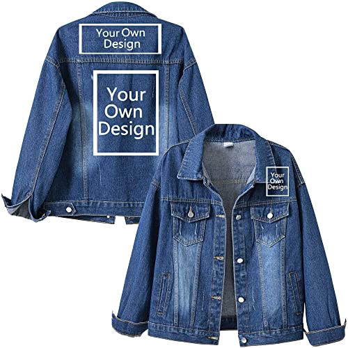 ALRRGPB Benutzerdefinierte Frauen Denim Jacke Entwerfen Sie Ihre eigene Jean Jacke Personalisiertes Bild Text hinzufügen Mantel ALRRGPB Benutzerdefinierte Frauen Denim Jacke Entwerfen Sie Ihre eigene Jean Jacke Personalisiertes Bild Text hinzufügen Mantel von ALRRGPB