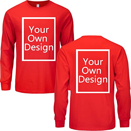 Benutzerdefinierte Langarm T-Shirts für Männer/Frauen Design Ihr eigenes Text hinzufügen Personalisierte Baumwolle Gedruckt vorne/hinten Benutzerdefinierte Langarm T-Shirts für Männer/Frauen Design Ihr eigenes Text hinzufügen Personalisierte Baumwolle Gedruckt vorne/hinten von ALRRGPB