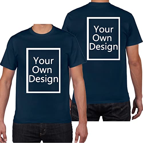 Individuelle T-Shirts für Männer/Frauen entwerfen Sie Ihr eigenes Shirt fügen Sie Text/Bild/Logo hinzu, personalisiertes Baumwoll-T-Shirt auf, Foto vorne/hinten von ALRRGPB