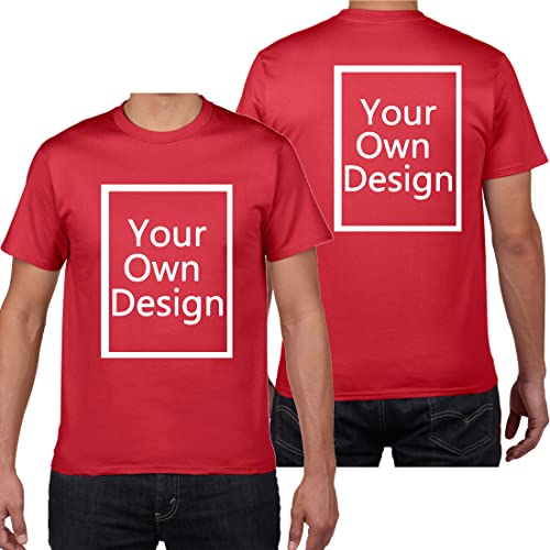Individuelle T-Shirts für Männer/Frauen entwerfen Sie Ihr eigenes Shirt fügen Sie Text/Bild/Logo hinzu, personalisiertes Baumwoll-T-Shirt auf, Foto vorne/hinten von ALRRGPB