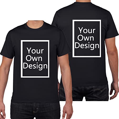 Individuelle T-Shirts für Männer/Frauen entwerfen Sie Ihr eigenes Shirt fügen Sie Text/Bild/Logo hinzu, personalisiertes Baumwoll-T-Shirt auf, Foto vorne/hinten von ALRRGPB