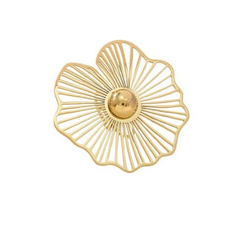 ALTCIRNMD Verstellbare Ringe Für Damen – Goldene Ringe Mit Unregelmäßigen Geometrischen Linien Und Blumen – Große, Abstrakte Statement-Ringe, Übertriebener Offener Ring, Geschenk Mit Schmucksch von ALTCIRNMD