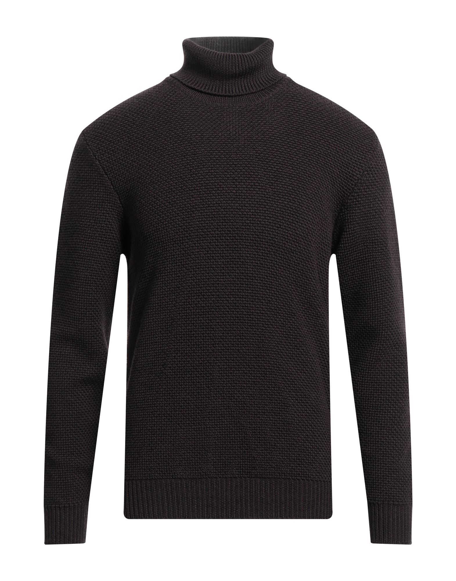 ALTEA Rollkragenpullover Herren Mittelbraun von ALTEA