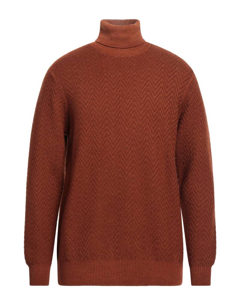 ALTEA Rollkragenpullover Herren Rostrot von ALTEA