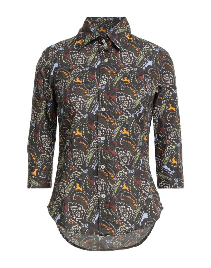 ALTEMFLOWER Hemd Damen Dunkelgrün von ALTEMFLOWER