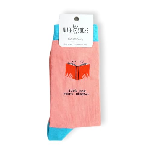 Socken berühmten Motiven, Gemälden & Personen - Unisex Mann Frau/Größe 36 – 45 / Strümpfe Socks Socke Strumpf Hipster Malerei lustig witzig (Baumwolle, Lesen) von ALTER SOCKS