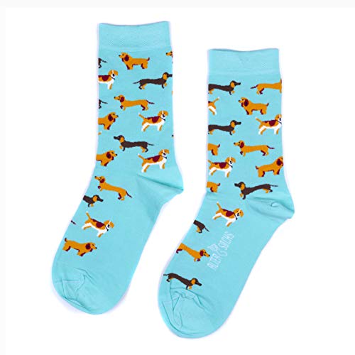 Socken berühmten Motiven, Gemälden & Personen - Unisex Mann Frau/Größe 36 – 45 / Strümpfe Socks Socke Strumpf Hipster Malerei lustig witzig (Hund) von ALTER SOCKS