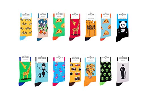 Socken berühmten Motiven, Gemälden & Personen - Unisex Mann Frau/Größe 36 – 45 / Strümpfe Socks Socke Strumpf Hipster Malerei lustig witzig (Geist) von ALTER SOCKS