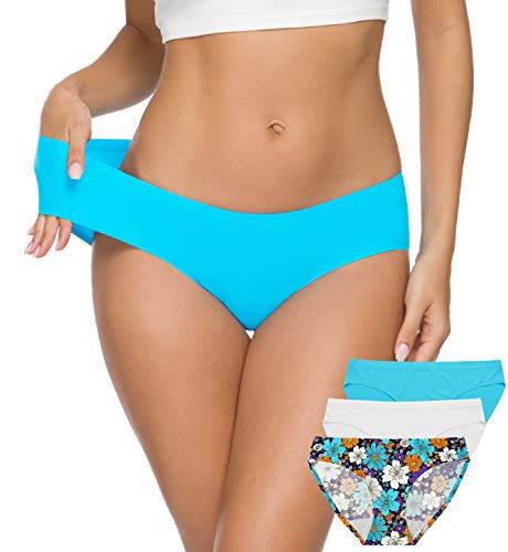 ALTHEANRAY Unterhosen Damen Seamless Slips unterwäsche Frauen Nahtlose Damen-Unterhosen Panties Hipsters für Damen 6er Pack(EU3081L-color14) von ALTHEANRAY