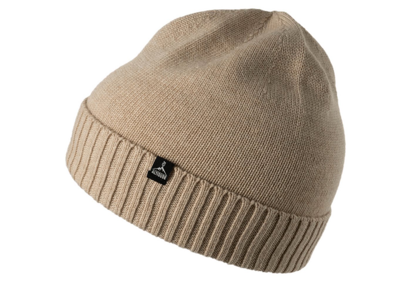 ALTIDUDE Beanie Winter Mütze Plain Fein Strickmütze Unisex Beanie 100% Merino Wolle von ALTIDUDE