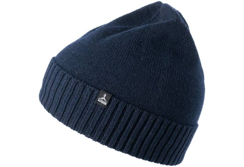 ALTIDUDE Beanie Winter Mütze Plain Fein Strickmütze Unisex Beanie 100% Merino Wolle von ALTIDUDE