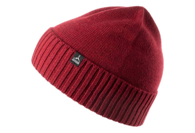 ALTIDUDE Beanie Winter Mütze Plain Fein Strickmütze Unisex Beanie 100% Merino Wolle von ALTIDUDE