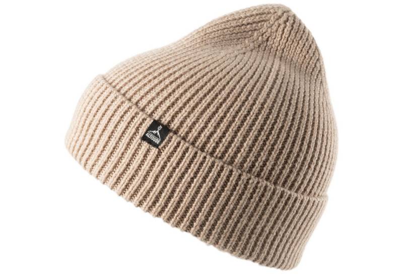 ALTIDUDE Beanie Winter Mütze Solid Ripp Strickmütze Unisex Beanie 100% Merino Wolle von ALTIDUDE