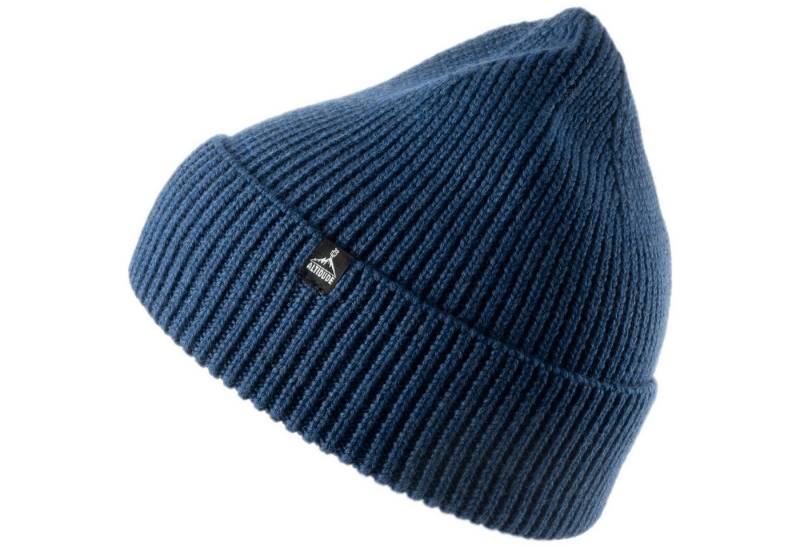 ALTIDUDE Beanie Winter Mütze Solid Ripp Strickmütze Unisex Beanie 100% Merino Wolle von ALTIDUDE
