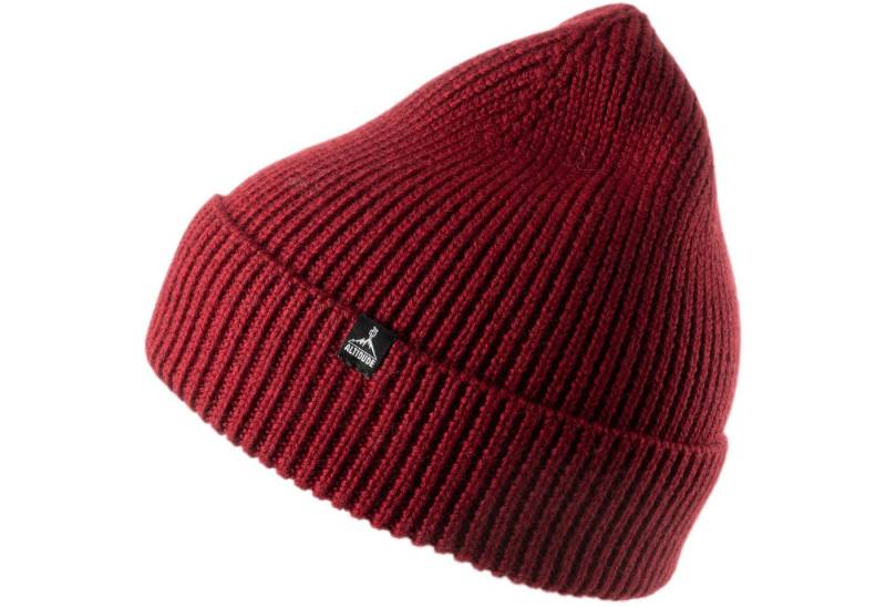 ALTIDUDE Beanie Winter Mütze Solid Ripp Strickmütze Unisex Beanie 100% Merino Wolle von ALTIDUDE
