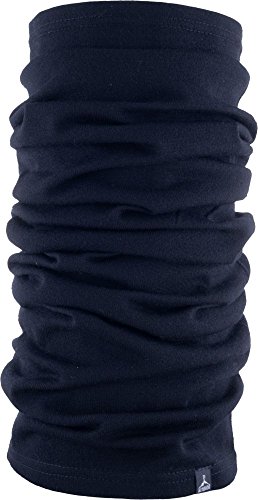 ALTIDUDE Merino Multifunktionstuch - Multitube Single - Neckwarmer Schlauchschal Unisex - Halsschlauch 100% Merinowolle Farbe Black von ALTIDUDE