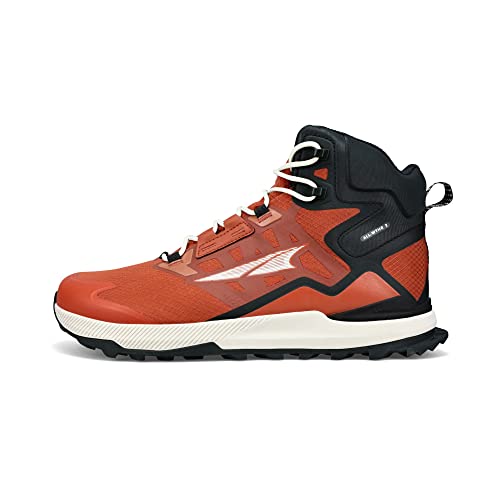 ALTRA Herren AL0A7R6U Lone Peak All-WTHR Mid 2 Traillaufschuh, Dunkel lehmfarben, 42.5 EU von ALTRA