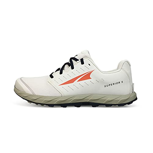 ALTRA Men's AL0A546Z Superior 5 Trail Running Shoe, Light Gray/Red - 11.5 M US von ALTRA